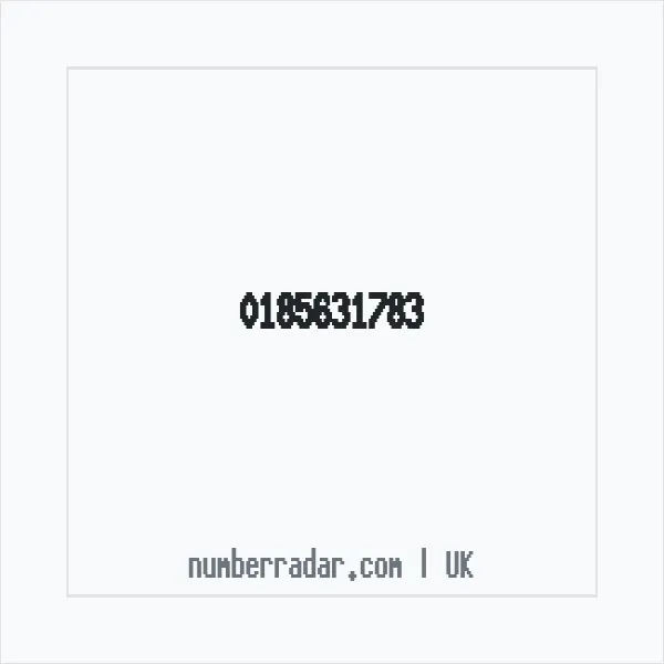 Reverse number check for +44 185631783 — who called me?