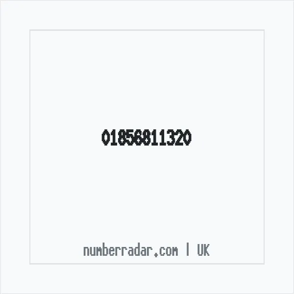 Reverse number check for +44 1856 811320 — who called me?