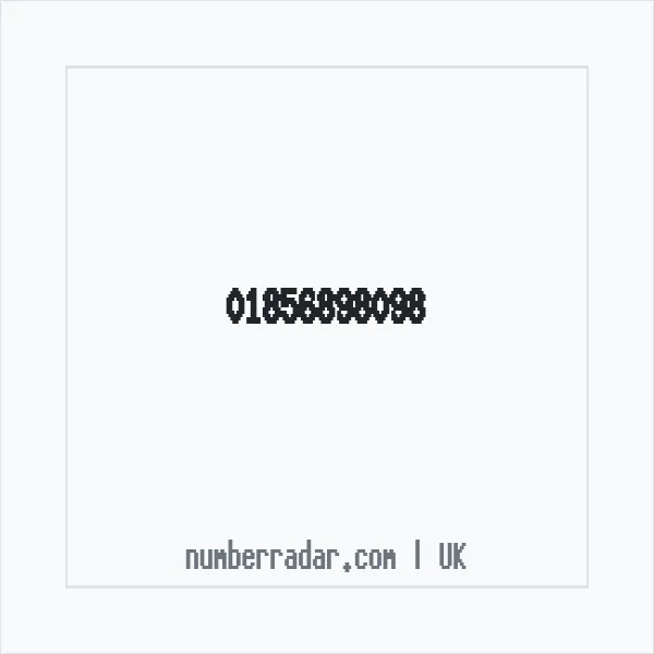 Reverse number check for +44 1856 898098 — who called me?