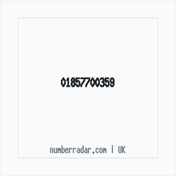Reverse number check for +44 1857 700359 — who called me?