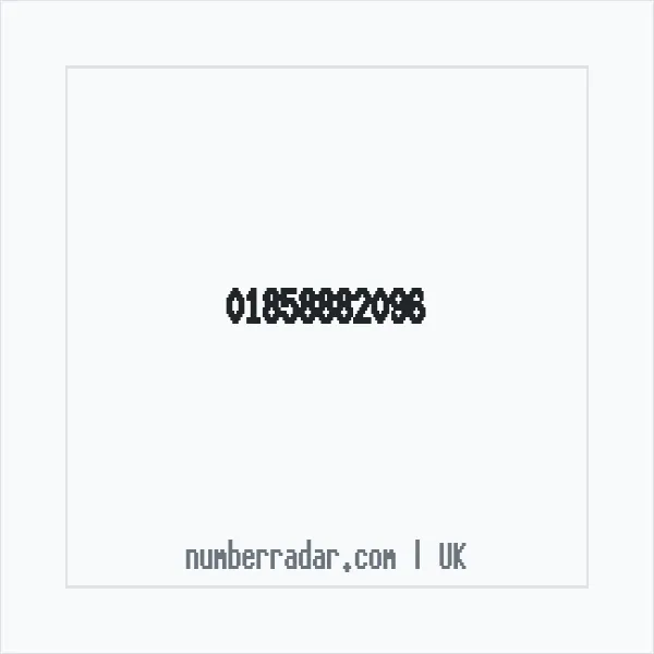 Reverse number check for +44 1858 882096 — who called me?