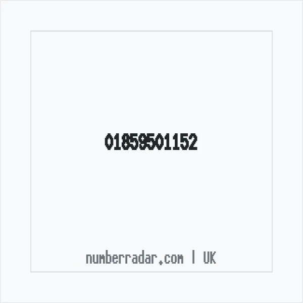 Reverse number check for +44 1859 501152 — who called me?