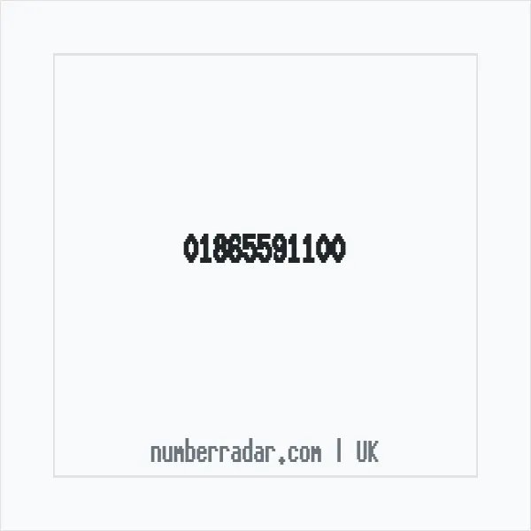 Reverse number check for +44 1865 591100 — who called me?