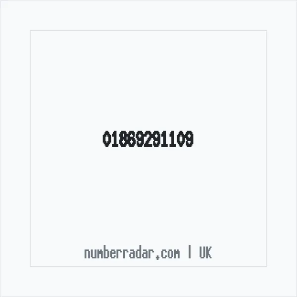 Reverse number check for +44 1869 291109 — who called me?