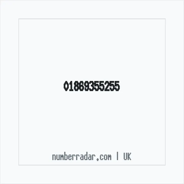 Reverse number check for +44 1869 355255 — who called me?