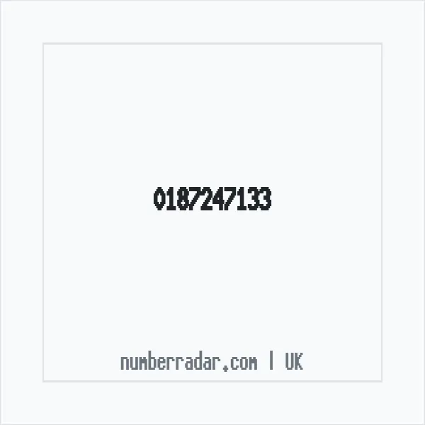 Reverse number check for +44 187247133 — who called me?