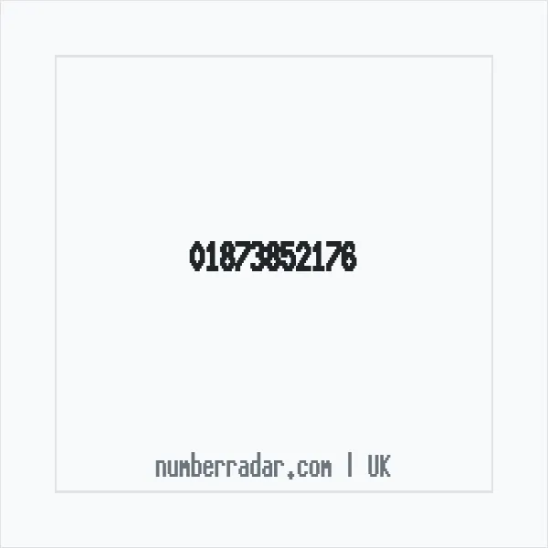 Reverse number check for +44 1873 852176 — who called me?