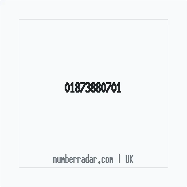 Reverse number check for +44 1873 880701 — who called me?