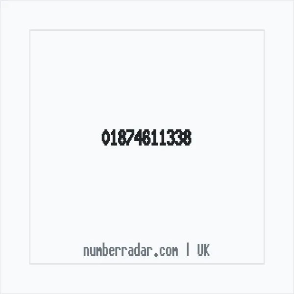 Reverse number check for +44 1874 611338 — who called me?