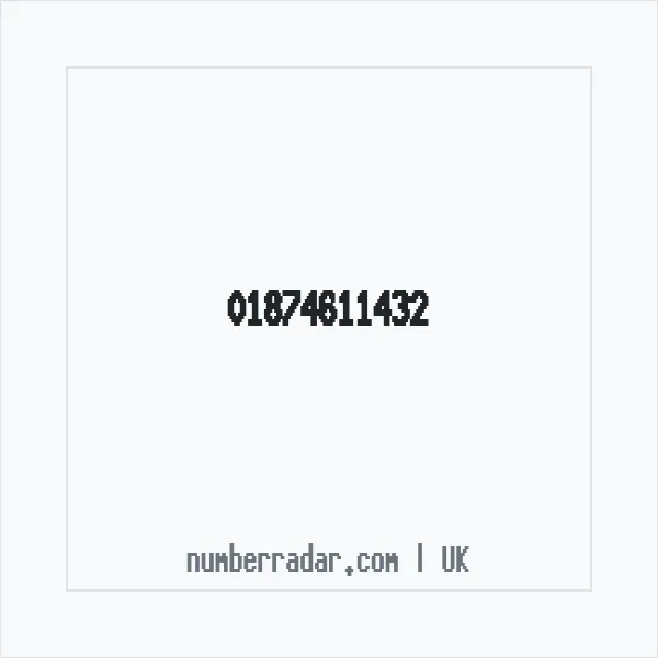 Reverse number check for +44 1874 611432 — who called me?