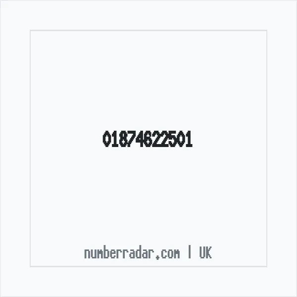 Reverse number check for +44 1874 622501 — who called me?