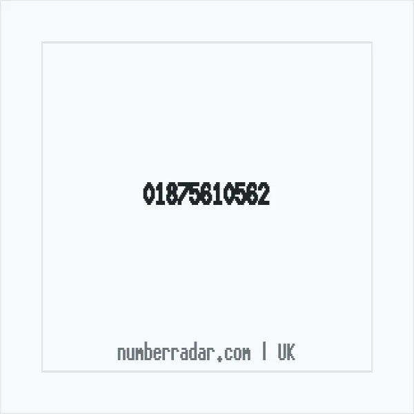 Reverse number check for +44 1875 610562 — who called me?