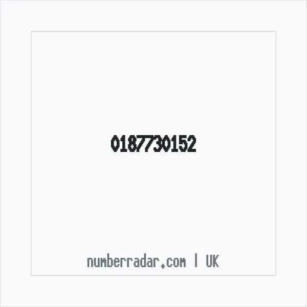 Reverse number check for +44 187730152 — who called me?