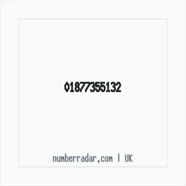 Reverse number check for +44 1877 355132 — who called me?