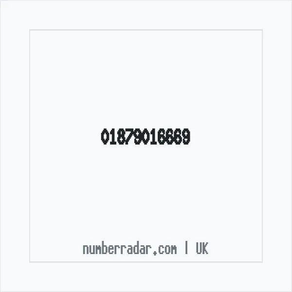 Reverse number check for +44 1879 016669 — who called me?