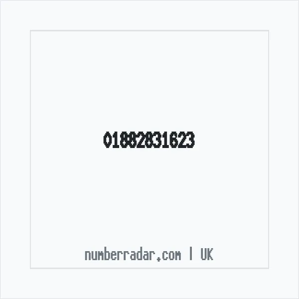 Reverse number check for +44 1882 831623 — who called me?