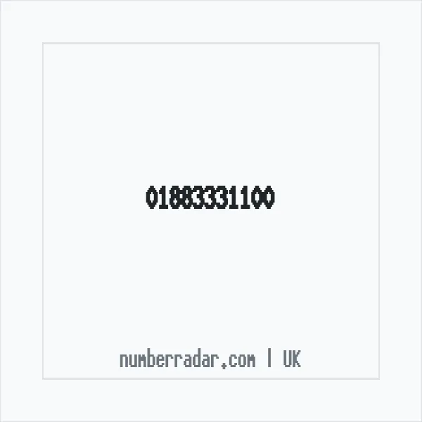 Reverse number check for +44 1883 331100 — who called me?