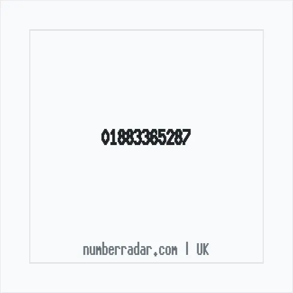 Reverse number check for +44 1883 365287 — who called me?