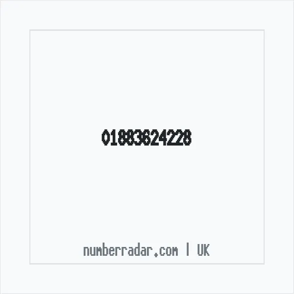 Reverse number check for +44 1883 624228 — who called me?