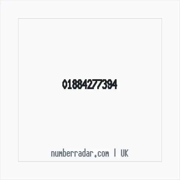 Reverse number check for +44 1884 277394 — who called me?