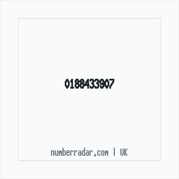 Reverse number check for +44 188433907 — who called me?