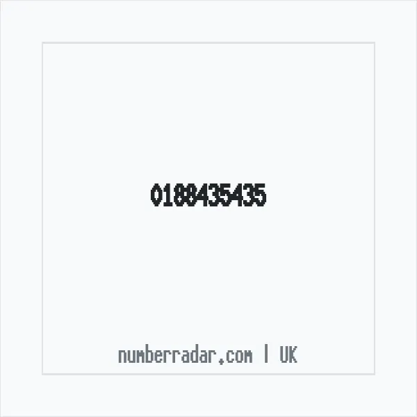 Reverse number check for +44 188435435 — who called me?