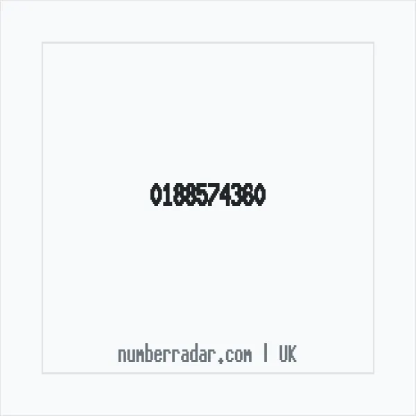 Reverse number check for +44 188574360 — who called me?