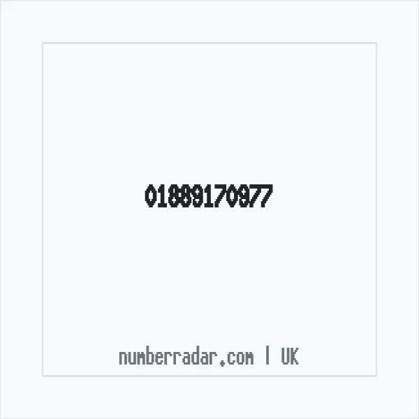 Reverse number check for +44 1889 170977 — who called me?