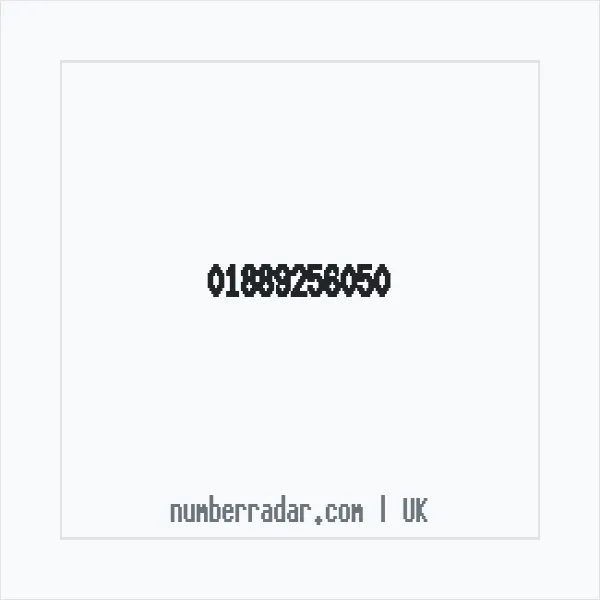 Reverse number check for +44 1889 256050 — who called me?