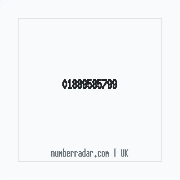 Reverse number check for +44 1889 585799 — who called me?
