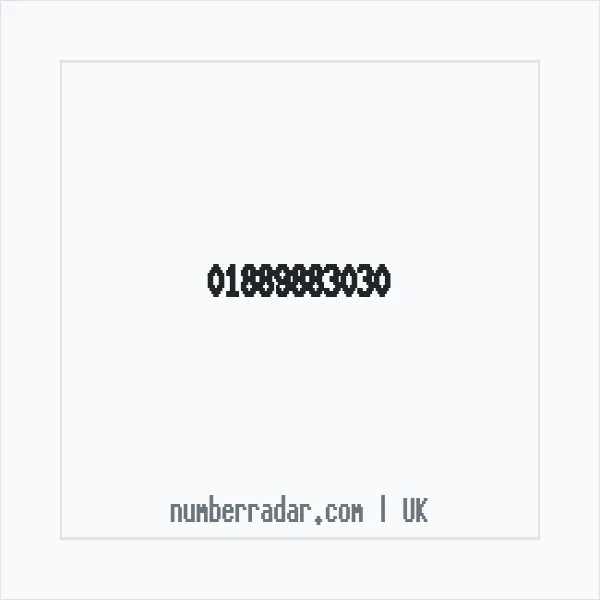 Reverse number check for +44 1889 883030 — who called me?