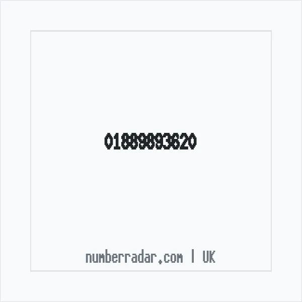 Reverse number check for +44 1889 893620 — who called me?