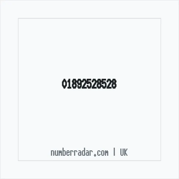 Reverse number check for +44 1892 528528 — who called me?