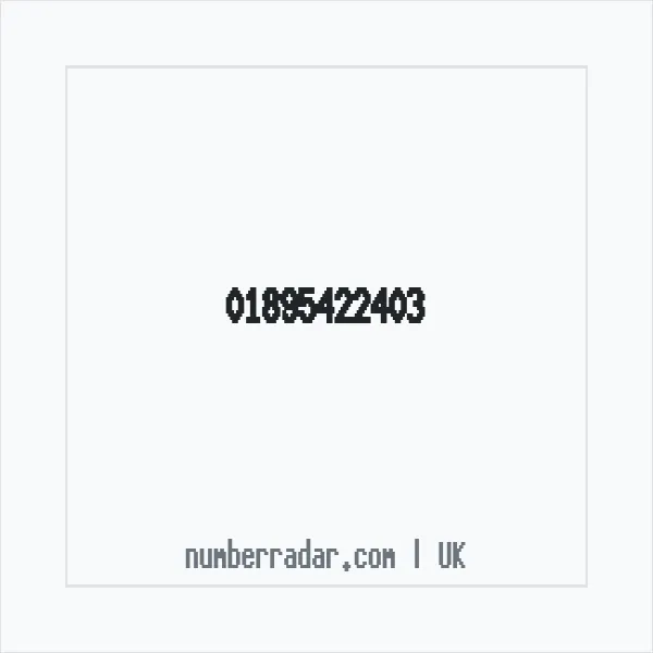 Reverse number check for +44 1895 422403 — who called me?
