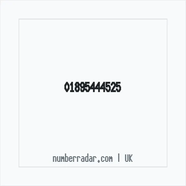 Reverse number check for +44 1895 444525 — who called me?