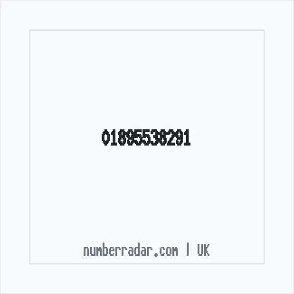 Reverse number check for +44 1895 538291 — who called me?