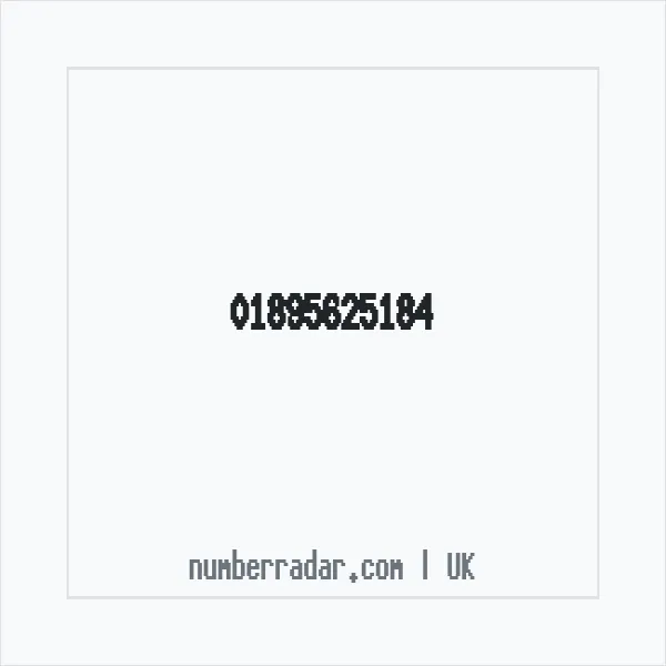 Reverse number check for +44 1895 625184 — who called me?