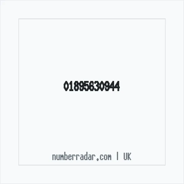 Reverse number check for +44 1895 630944 — who called me?