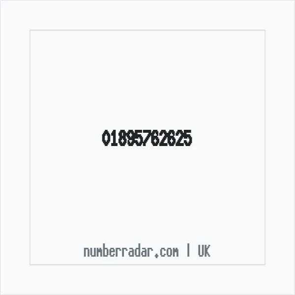 Reverse number check for +44 1895 762625 — who called me?