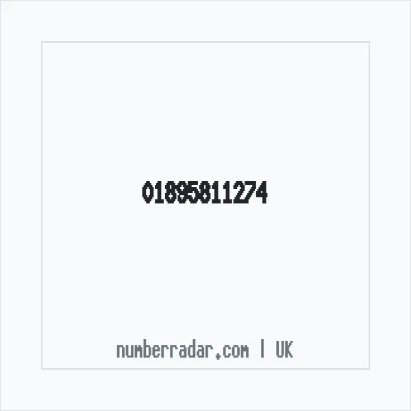 Reverse number check for +44 1895 811274 — who called me?