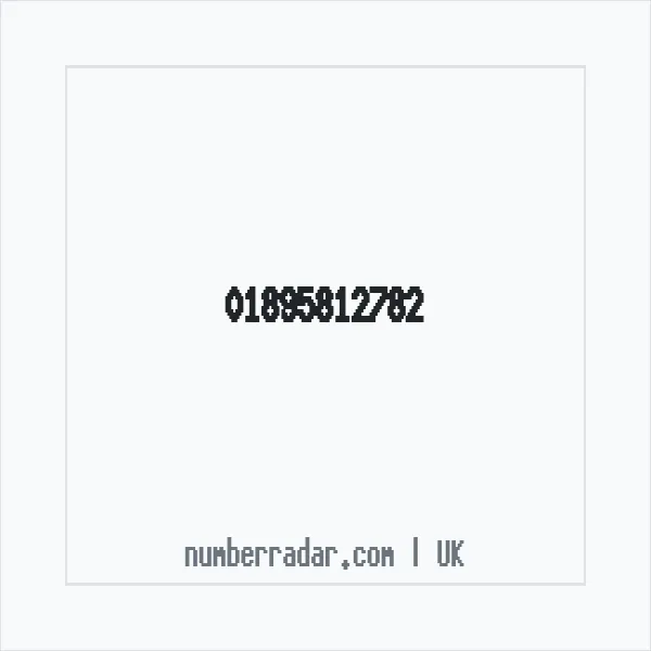Reverse number check for +44 1895 812782 — who called me?