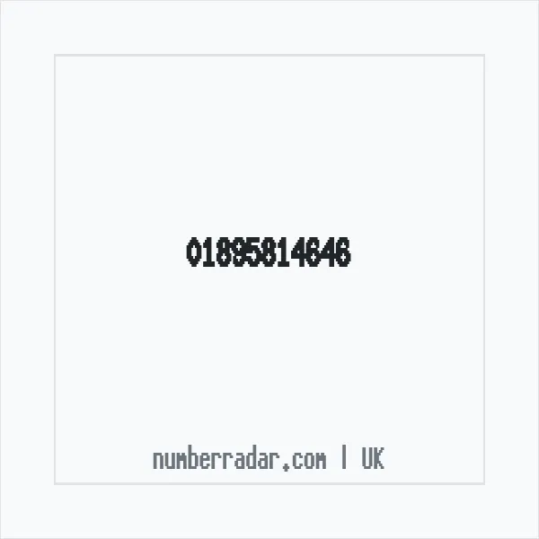 Reverse number check for +44 1895 814646 — who called me?