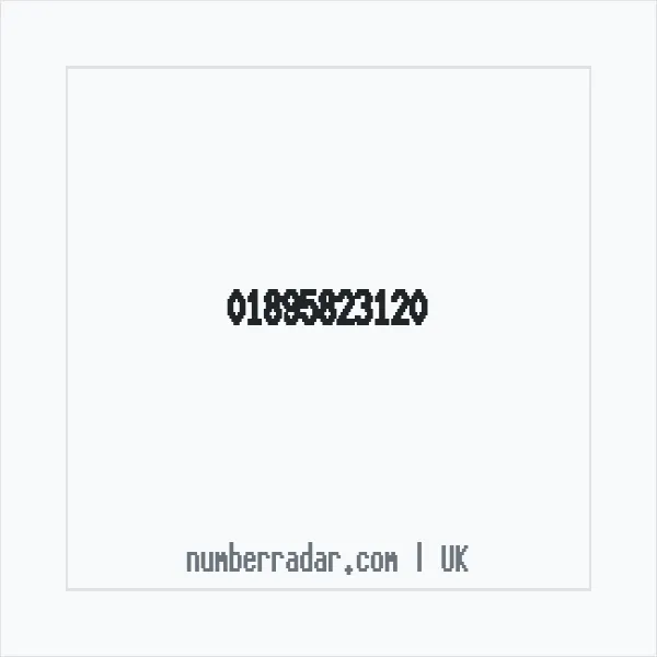 Reverse number check for +44 1895 823120 — who called me?