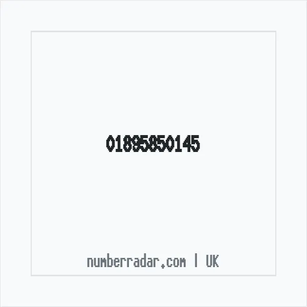 Reverse number check for +44 1895 850145 — who called me?