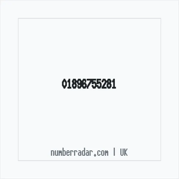 Reverse number check for +44 1896 755281 — who called me?