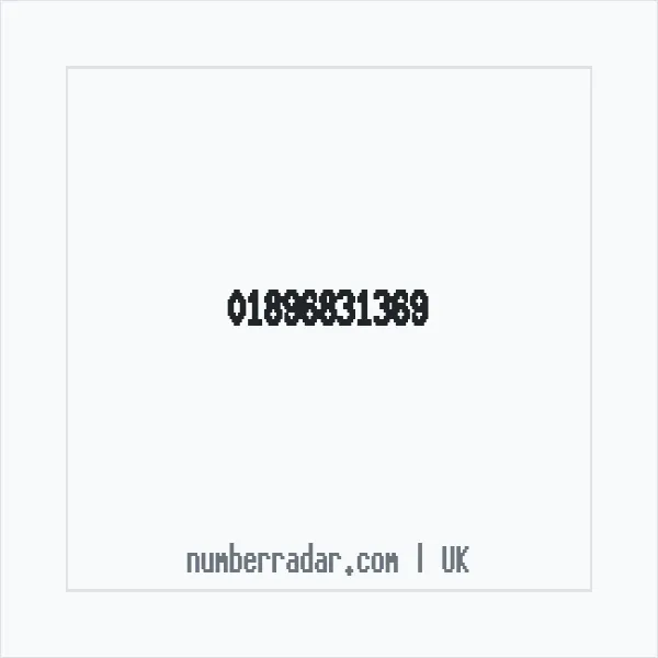 Reverse number check for +44 1896 831369 — who called me?