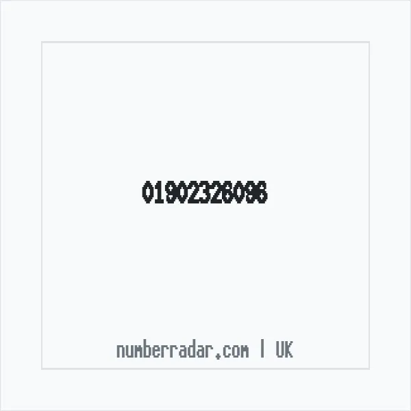 Reverse number check for +44 1902 326096 — who called me?