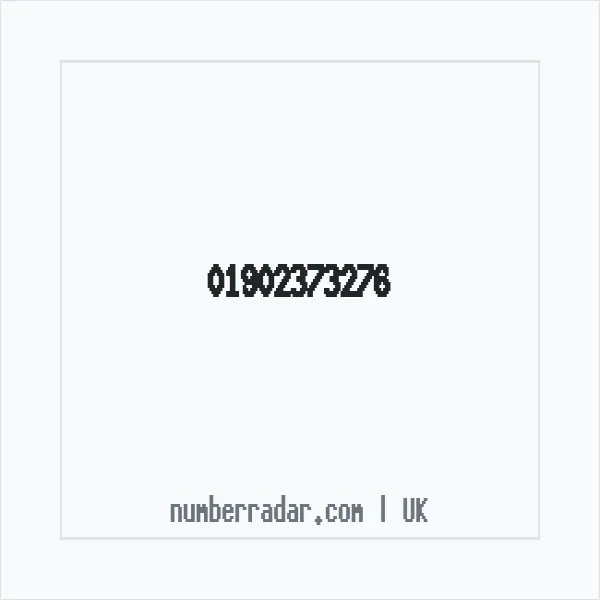Reverse number check for +44 1902 373276 — who called me?