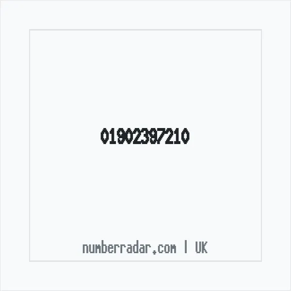 Reverse number check for +44 1902 397210 — who called me?