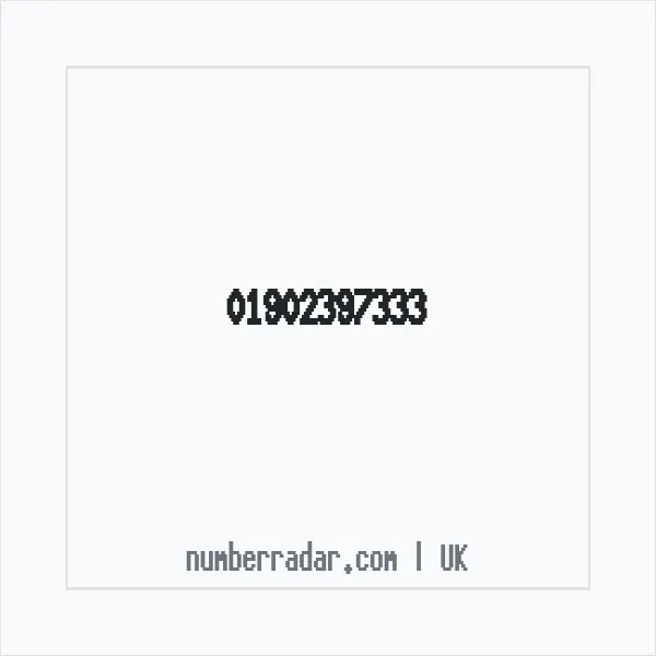 Reverse number check for +44 1902 397333 — who called me?